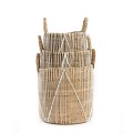 Kosz z trawy morskiej Straight Macrame L - Bazar Bizar