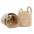 Seagrass basket Straight Macrame S - Bazar Bizar
