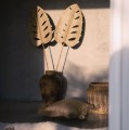 Woven basket Luziru M rattan and banana leaves - Bazar Bizar