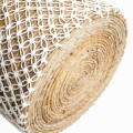Kosz boho Crossed Macrame M z trawy morskiej - Bazar Bizar