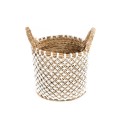 Boho basket Seagrass Crossed Macrame S - Bazar Bizar