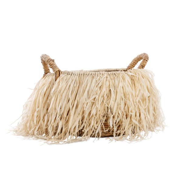 Storage basket Raffia L - Bazar Bizar