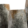 Terracotta vase Spooky Grey S - Bazar Bizar
