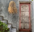Boho lampshade Casita L mendog grass - Bazar Bizar