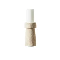Candle holder Eris S Rustic Sand terracotta - Muubs