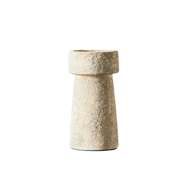 Świecznik Eris L Rustic Sand z terakoty - Muubs