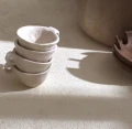 Tealight holder beige Finn, aluminum - Pomax