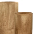Large wooden floor vases Pure Rust, set of 2 - Pomax