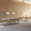 Duży zegar na ścianę A-Wall Clock naturalny dąb - Andersen Furniture