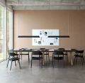 Krzesło drewniane AC2 dąb czarny - Andersen Furniture
