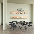 Krzesło drewniane AC2 dąb czarny - Andersen Furniture