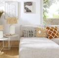 Table lamp Felisa 62 white paper mache - Pomax