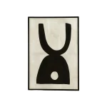 Modern oil paint 60x90 Equilibro No 3 canvas with frame - Pomax