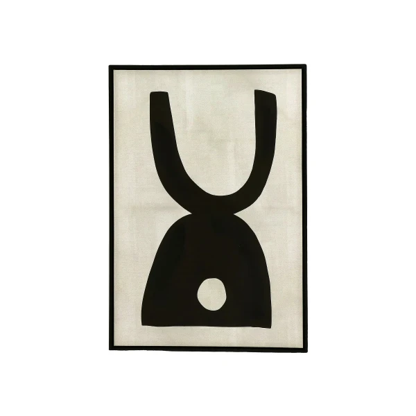 Modern oil paint 60x90 Equilibro No 3 canvas with frame - Pomax