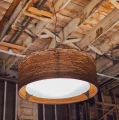 Lampa wisząca designerska Scraplights Drum18 Natural - Graypants