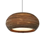 Lampa wisząca designerska Scraplights Ohio24 Natural Ø 61 - Graypants