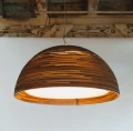 Lampa wisząca duża Scraplights Dome36 Natural Ø92 - Graypants