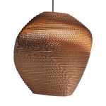Designerska lampa sufitowa Scraplights Pebbles Allyn Natural Ø36 - Graypants