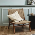 Stolik pomocniczy marmurowy blat Erie Black Ø40 - Nordal