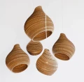 Lampa wisząca Scraplights Hive12 Natural Ø30 - Graypants