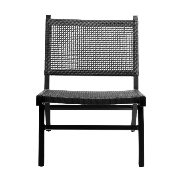 Fotel ogrodowy czarny Vasai Black - Nordal