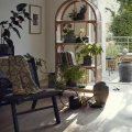 Fotel ogrodowy czarny Vasai Black - Nordal