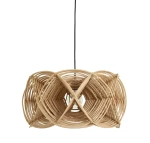 Abażur do lampy wiszącej rattanowy Metis - Nordal
