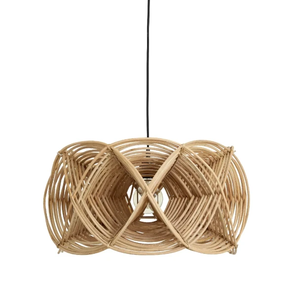 Abażur do lampy wiszącej rattanowy Metis - Nordal