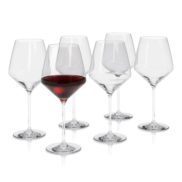 Eleganckie kieliszki do wina czerwonego burgundzkiego Legio Nova 0.65L, 6 szt - Eva Solo
