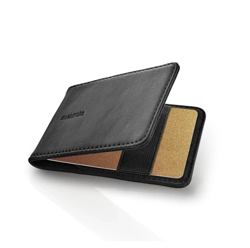 Credit card holder black with RFID, leather - Eva Solo