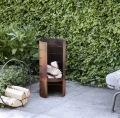 Palenisko z grillem FireCylinder, stal corten - Eva Solo