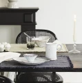 Czarne krzesło z plecionką wiedeńską Wicky Black - Nordal