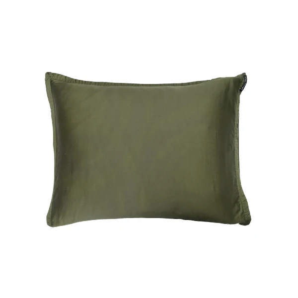 Poszewki na poduszki 50x60 pościel satynowa bawełniana zielona Soul Pine, Oeko-Tex, 2-pak - Himla