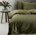 Pillowcases 50x70 satin cotton bedding Soul Pine green, Oeko-Tex, 2-pack - Himla
