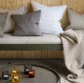 Poszewka na poduszkę lniana Sunshine White 50x50, biała - Himla