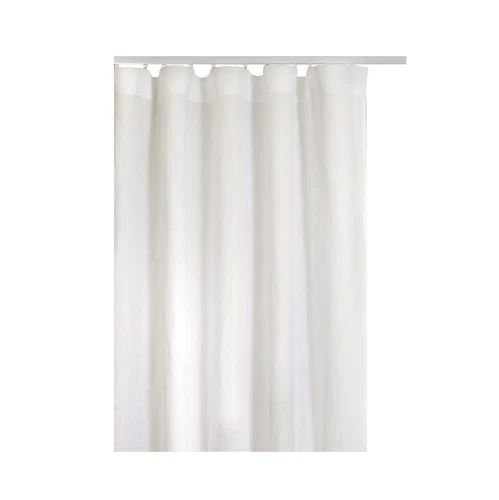 Lniane zasłony na taśmie białe 140x250 Twilight Off-White, 1 szt - Himla