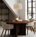Lampa wisząca Takai z lnianym kloszem - DFTP by Nordlux