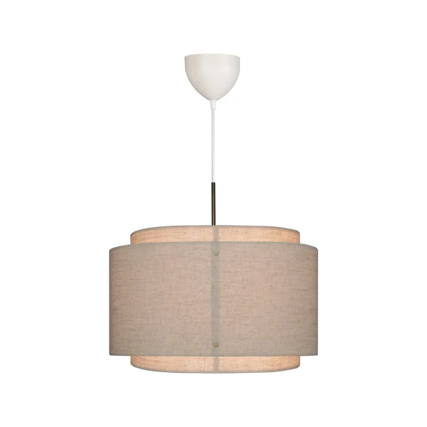 Lampa wisząca Takai z lnianym kloszem - DFTP by Nordlux