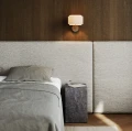 Kinkiet ścienny Takai z lnianym kloszem - DFTP by Nordlux