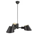 Lampa wisząca czarna trzy klosze Stay - DFTP by Nordlux