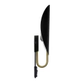 Kinkiet designerski Spargo, czarny - DFTP by Nordlux