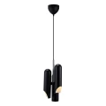Lampa wisząca czarna z 3 głowicami Rochelle - DFTP by Nordlux