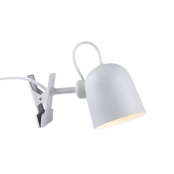Lampka z klipsem biała Angle - DFTP by Nordlux