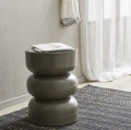 Stolik metalowy Alma Dark Green, z żelaza - Nordal