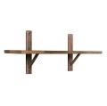 Półka drewniana dębowa Toronto Dark Oil Oak 93 cm - Muubs
