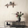 Półka drewniana dębowa Toronto Dark Oil Oak 93 cm - Muubs
