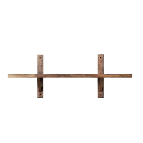 Półka drewniana dębowa Toronto Dark Oil Oak 93 cm - Muubs