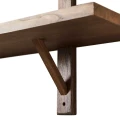 Półka drewniana dębowa Toronto Dark Oil Oak 93 cm - Muubs