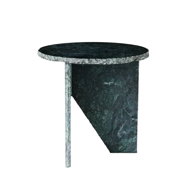 Stolik okrągły marmur Verde Green Marble - Muubs