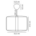 Lampa sufitowa japandi Cardine 50 - Nordlux